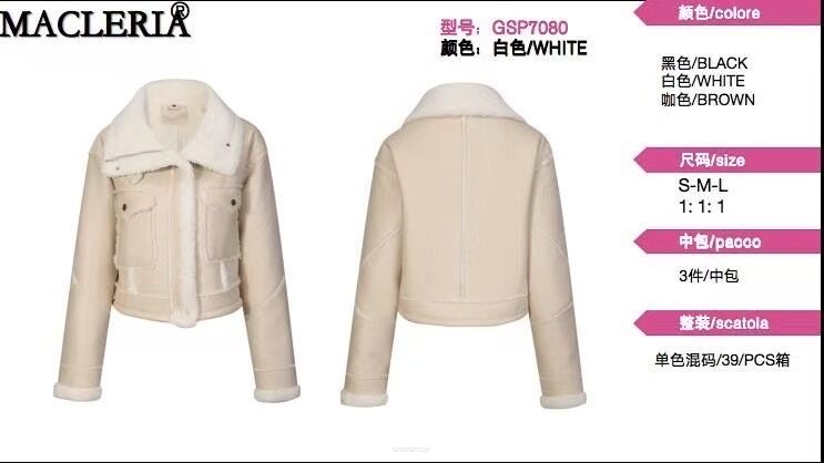 SKÓRZANA KURTKA  Paczka:        8 szt  Cena netto:  62 zł 