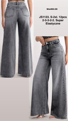 Jeansy paczka 12 par