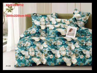 Komplet pościeli 5D 100% satyna - bawełna  3 Częściowy  Rozmiar:          200x220 cm - 31