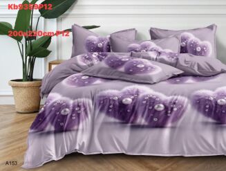 Komplet pościeli 5D 100% satyna - bawełna  3 Częściowy  Rozmiar:          200x220 cm - 30