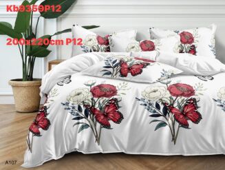 Komplet pościeli 5D 100% satyna - bawełna  3 Częściowy  Rozmiar:          200x220 cm - 7