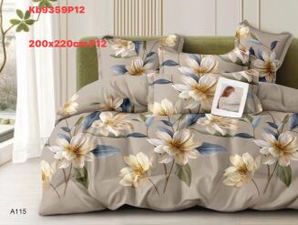 Komplet pościeli 5D 100% satyna - bawełna  3 Częściowy  Rozmiar:          200x220 cm - 15