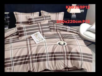 Komplet pościeli 5D 100% satyna - bawełna  3 Częściowy  Rozmiar:          200x220 cm - 24