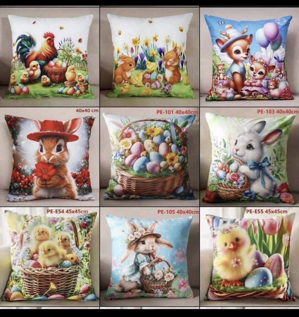 POSZEWKA  Rozmiar:   45 x 45 cm  Paczka:     12 szt, mix