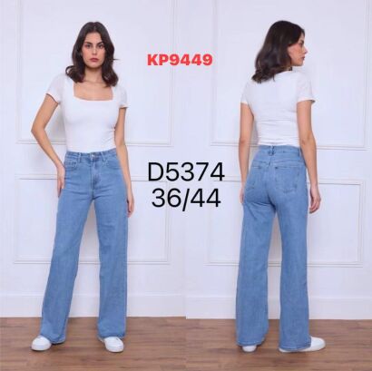 JEANS      Paczka: 12 szt,     mix size, 1 kolor