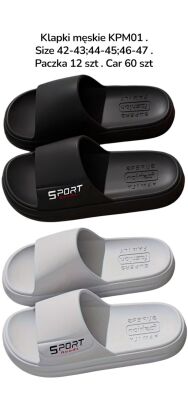 KLAPKI      paczka:         12 par.    mix size, 1 kolor