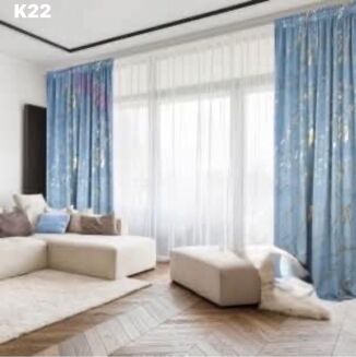 Zasłona welurowa  ze złotym wzorem taśma WAVE Rozmiar:   145x250cm - 5