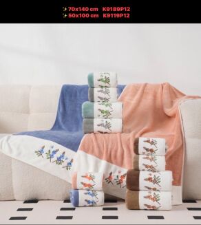 ręczniki 50x100 - paczka 12 szt mix mikrofilbry - 10