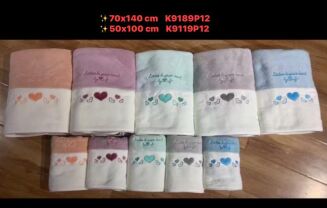 ręczniki 50x100 - paczka 12 szt mix mikrofilbry - 9