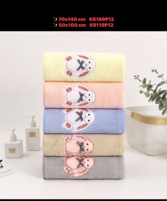 ręczniki 50x100 - paczka 12 szt mix mikrofilbry