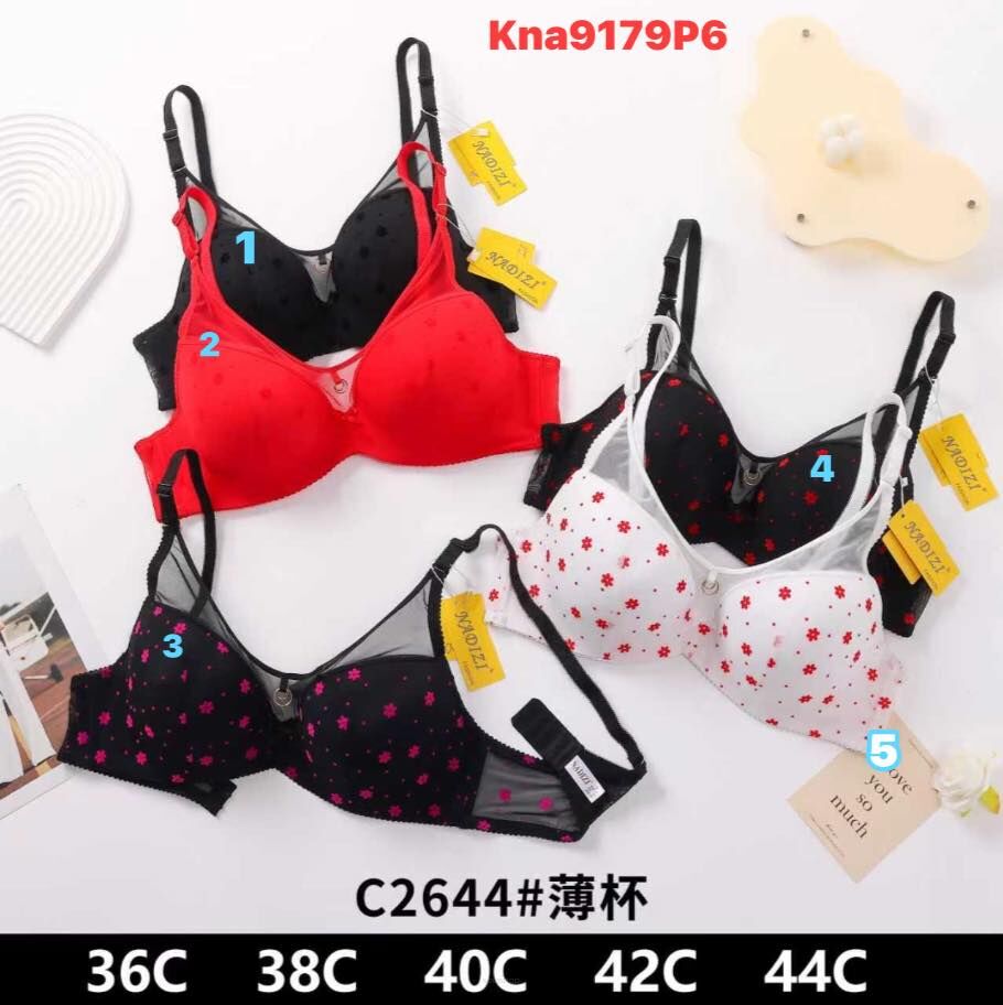 biustonosze PACZKA 6 szt 1 kolor