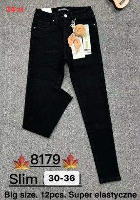 Jeansy paczka 12 par