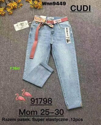 Jeansy paczka 12 par