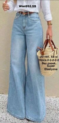 Jeansy paczka 10 par