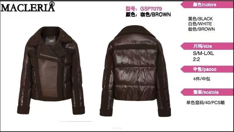 SKÓRZANA KURTKA  Paczka:        8 szt  Cena netto:  62 zł 