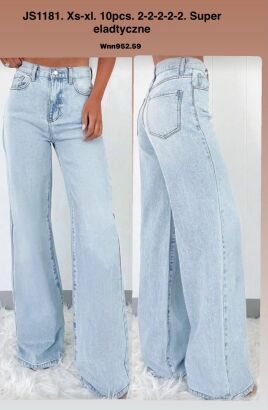 Jeansy paczka 10 par
