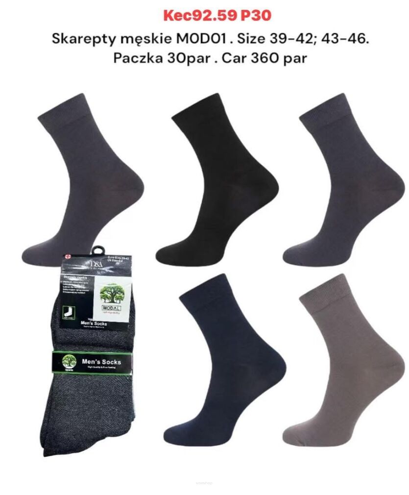 SKARPETY   paczka:    40 par