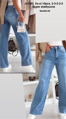 Jeansy paczka 10 par