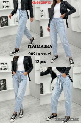JEANS.     Paczka: 12 szt/1 Kolor     mix size