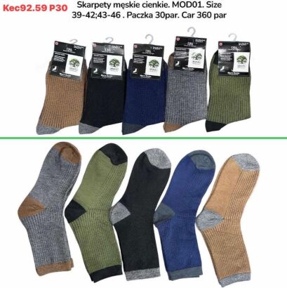 SKARPETY   paczka:    40 par