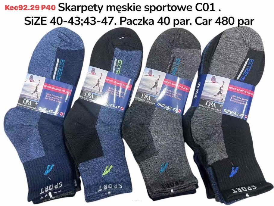 SKARPETY   paczka:    40 par