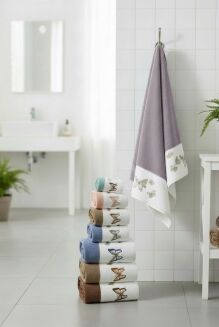 RĘCZNIKI MIKROFIBRY     SIZE 70X140CM,     PACZKA 12 SZT MIX KOLOR - 4