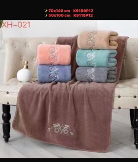 ręczniki 70x140 - paczka 12 szt mix mikrofilbry - 12