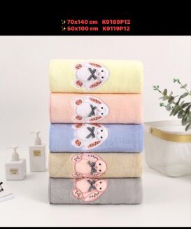 ręczniki 70x140 - paczka 12 szt mix mikrofilbry - 2