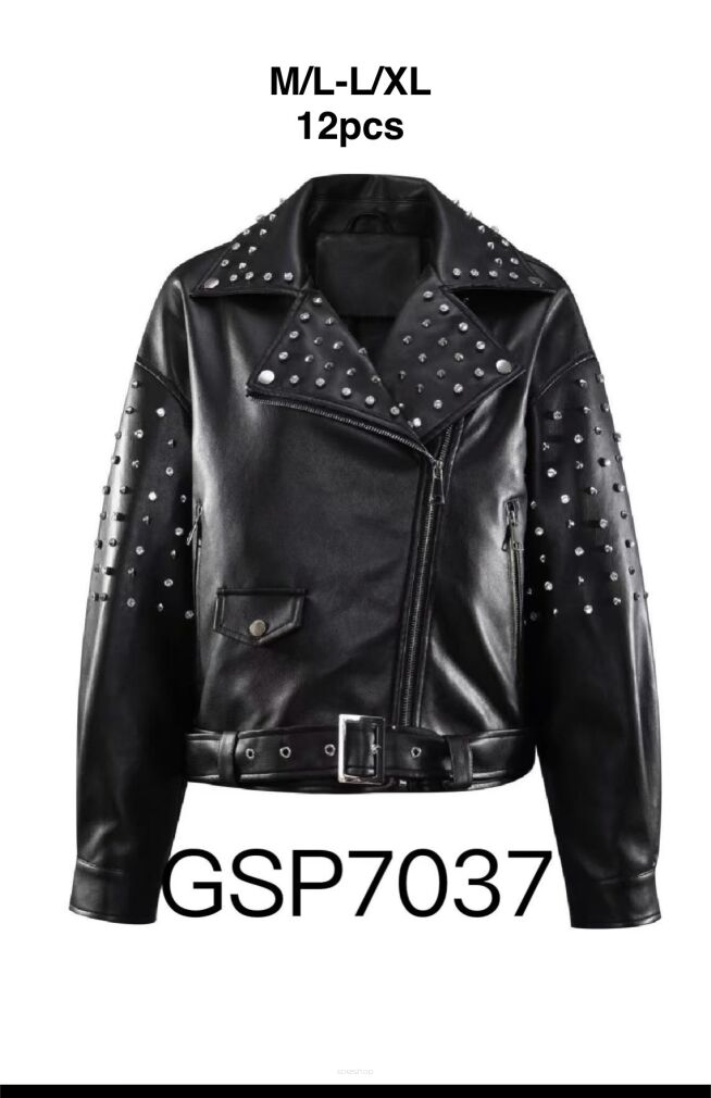 SKÓRZANA KURTKA  Paczka:         12 szt  Cena netto:   62 zł 