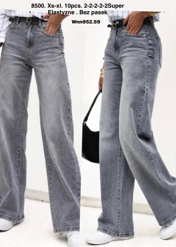 Jeansy paczka 10 par