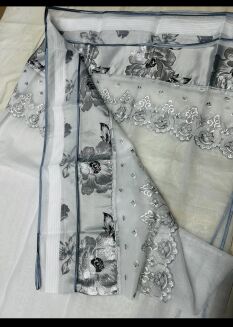 Firanki gotowe gip pióra      Rozmiar:      160x400cm - 3