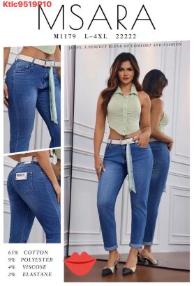 JEANS      Paczka: 10 szt,     mix size, 1 kolor