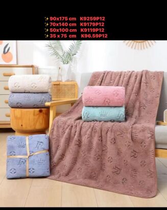 ręczniki 90x175 - paczka 12 szt mix mikrofilbry