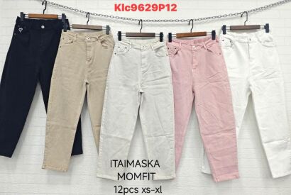 JEANS.     Paczka: 12 szt/1 Kolor     mix size
