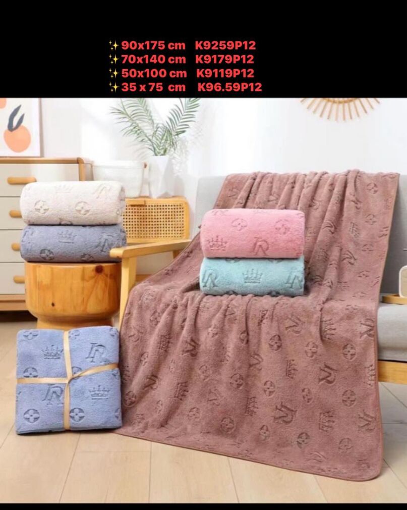 ręczniki 70x140 - paczka 12 szt mix mikrofilbry