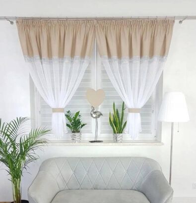 Firanki gotowe Rozmiar: 145x400cm