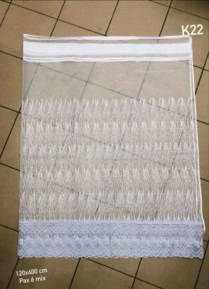 FIRANKI GOTOWE z gipiurą  Rozmiar:        120x400cm