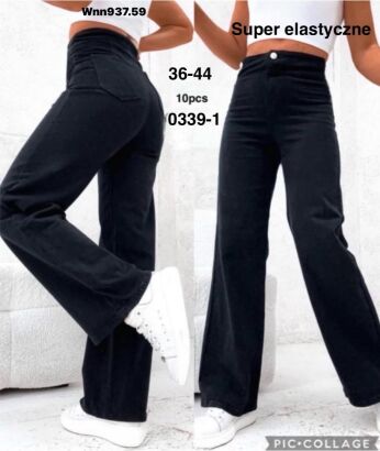 Jeansy paczka 10 par