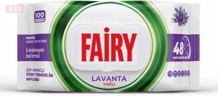 Chusteczki Fairy Cena netto:  12 zt /1op 100szt Karton: 12op