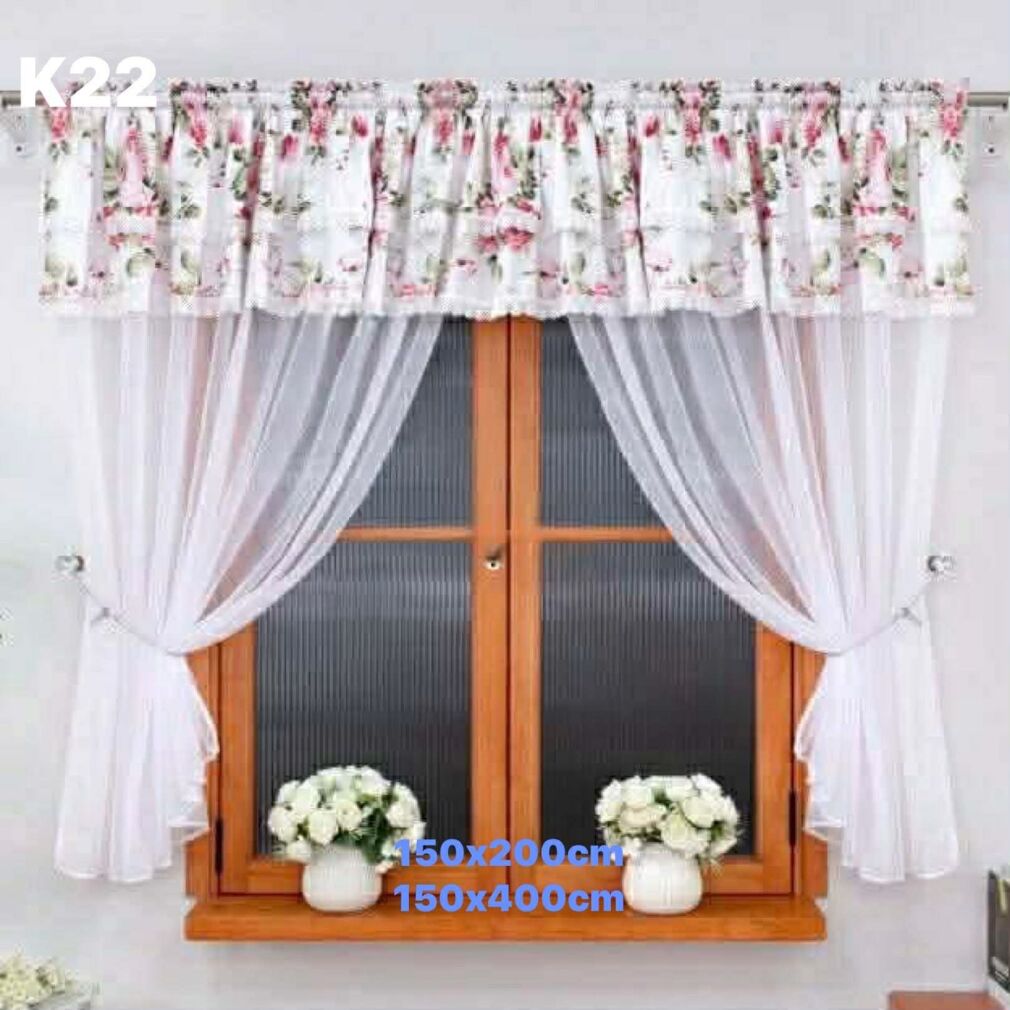 FIRANKI GOTOWE       Komplet:        150x200 cm.